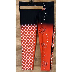 Main Street Bella Disney Dots  Bows Leggings Sz Medium Minnie